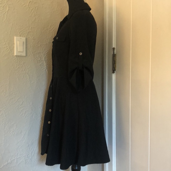 Ladies Dynamite Military Style 3/4 Sleeve Dress - Size Medium - Picture 5 of 11